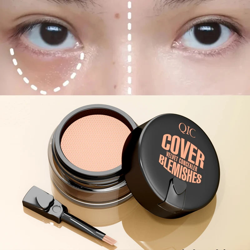 QIC Waterproof & Sweatproof Concealer Cream - Tattoo coverage, Long-Lasting Foundation, Natural,Full coverage, All Skin Types - AliExpress 66