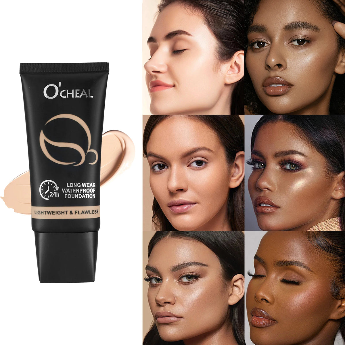 Ocheal 60g Full Coverage Foundation Cream Bronze Long Lasting Face Care Matte Sheer Liquid Concealer Contouring Makeup Cosmetics - AliExpress 66