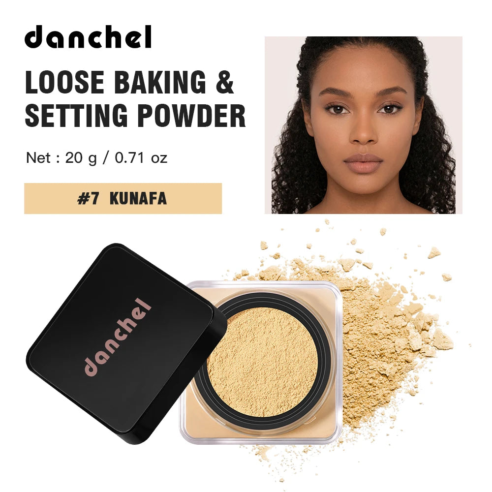 Loose Baking & Setting Powder Oil Control Sweat-proof 18h Long-lasting Wear Blurred Flaws Brighten Even Skin Tone Setting Powder
