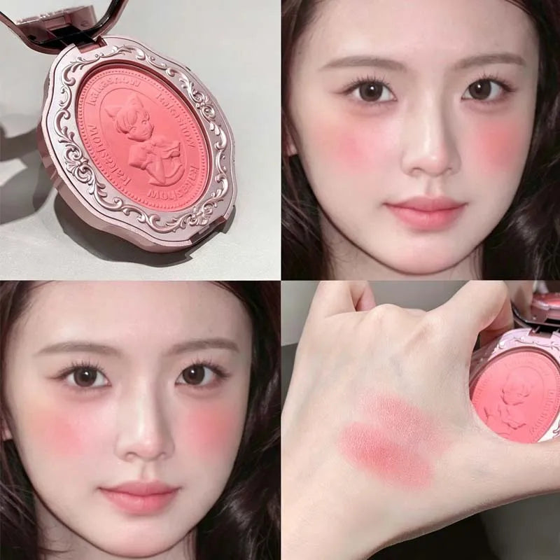 Kakashow Emboss Gradient Brightens Blusher Powder Cosmetics Silky Long Lasting Easy To Color Korean Style Blush Palette Makeup - AliExpress 66