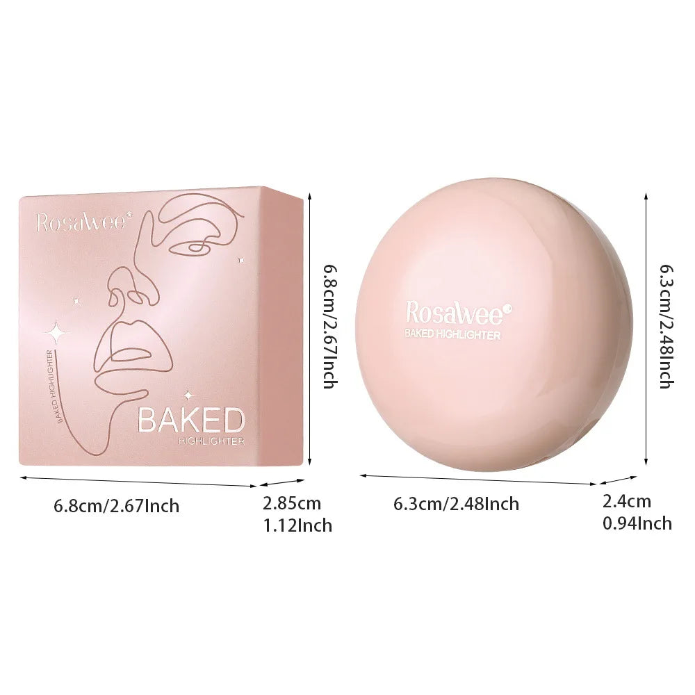Glitter Highlight & Contour Palette Natural Brightening Three?dimensional Facial Shaping Shimmer Face Makeup Cosmetics