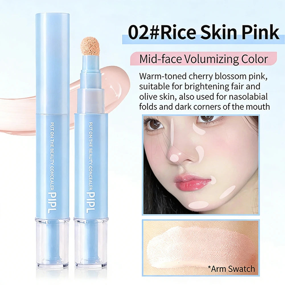 Liquid Concealer Long-Lasting Waterproof Quick Touch-Up Eyes Cosmetics High Fit Color Corrector Concealer Pen For Dark Circles