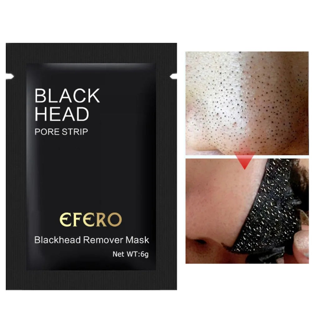 New Acne Treatments Black Head Remover Mask Peel Off Black Dots Black Face Mask Nose Purifying Skin Care Facial Mask Mud