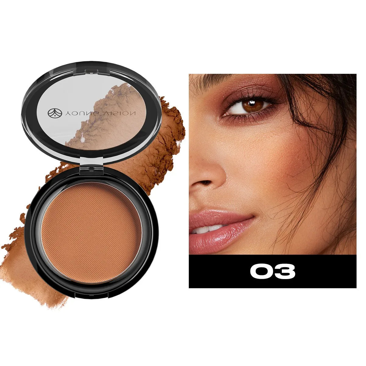 Dark Skin Matte Mineral Finishing Bronzer Contour Oil-control Long-lasting 5IN1 Hairline Concealer Nose Shadow Powder Palette - AliExpress 66