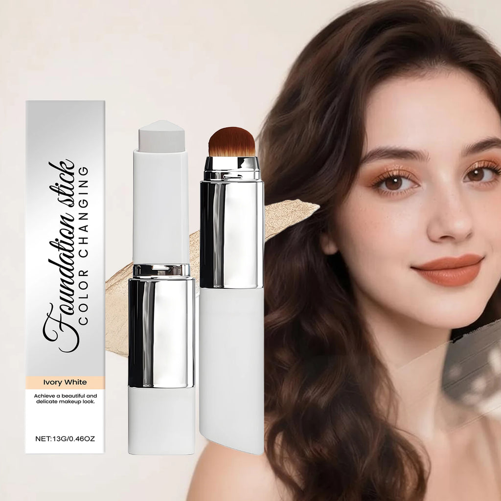 2-In-1 Color-Changing Foundation Lightening Coverage Concealer Matter Brightening Moisturizing For Skin Care Clear Natural 13g - AliExpress 66