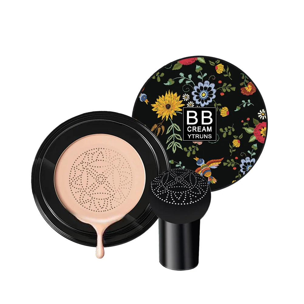 Mushroom Head Air Cushion BB Cream, Moisturizing Concealer Foundation, Brightening Natural Nude Makeup with Mushroom Puff - AliExpress 66