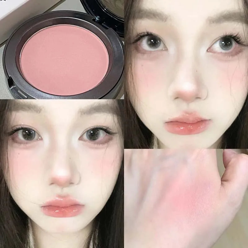 Herorange Single Blush Low Saturation Matte Finish Dual Use Blush Contour for Daily Bare Face Makeup - AliExpress 66