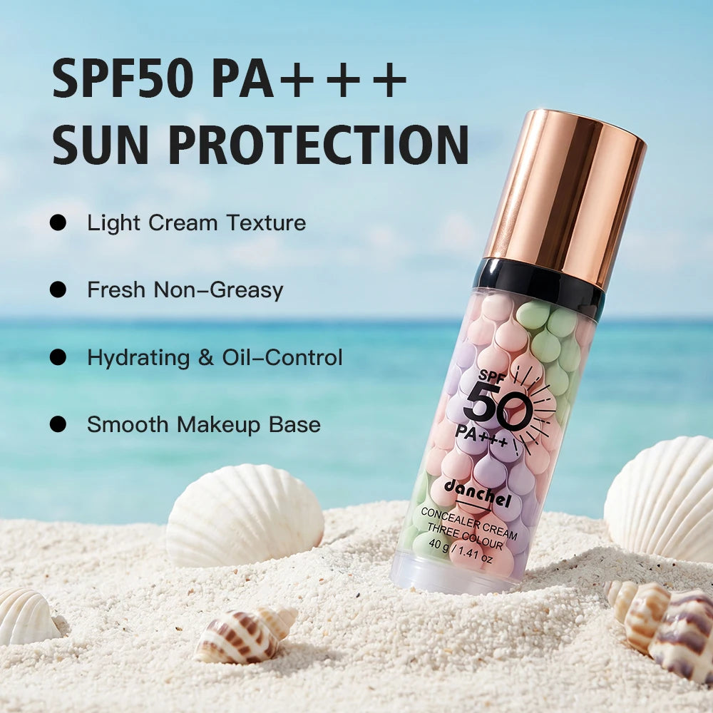 Three-Color Face Primer & Skin Care Isolation Cream Hydrating Moisturizing Smooth Skin Long Lasting Base Lightweight Facial Make - AliExpress 66