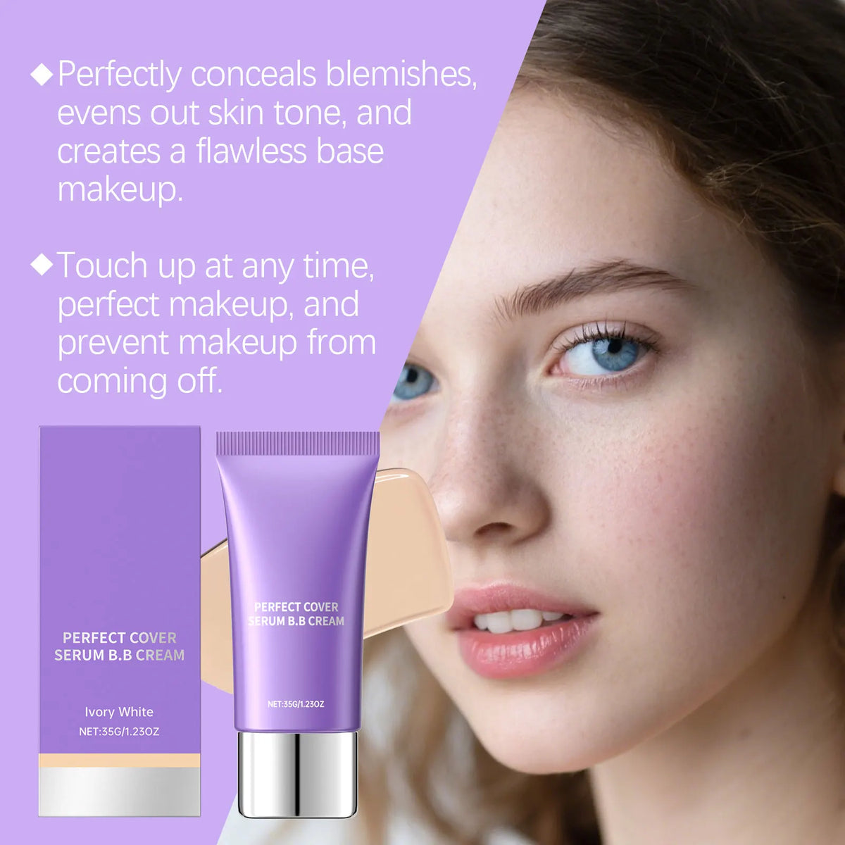 Moisturizing Serum BB Cream Concealer Lightweight Natural Base Makeup Oil Control Even Skin Tone Brightening Foundation Cosmetic - AliExpress 66