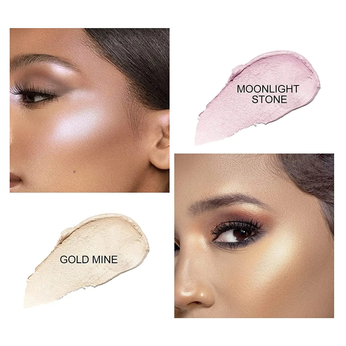 2 Colors Highlighter For Face Makeup Brighten Highlighter Stick Face Contour Bronzer Shimmer Illuminator Stick Cosmetic Tools - AliExpress 66