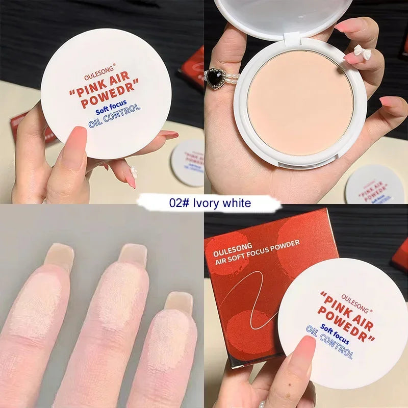 Pressed Powder Transparent White Brighten Oil Control Concealer Lasting Natural Face Makeup Setting Powder Waterproof Cosmetic - AliExpress 66