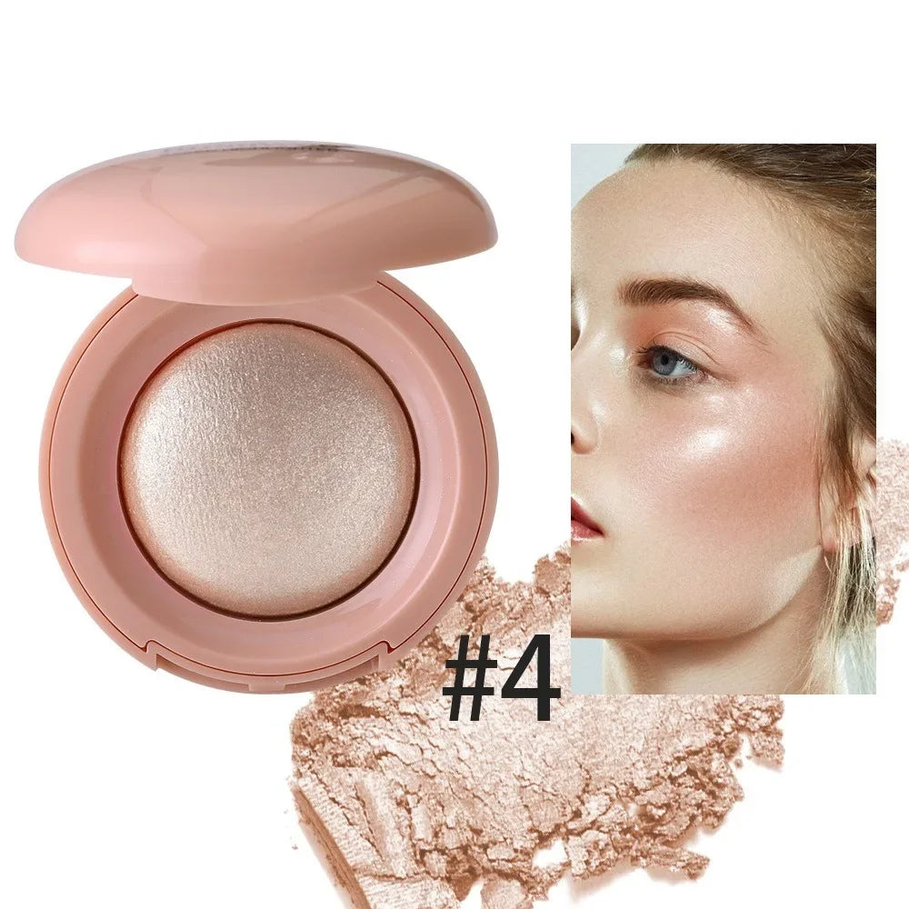 6 Colors 3D Face Brighten Highlighter Smooth Texture Face Contour Pearlescent Shimmer Highlighter Palette Concealer Makeup Tool - AliExpress 66