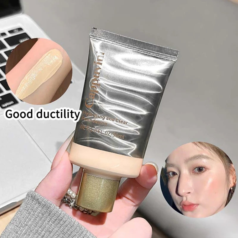 CAPPUVINI Moisturizing and Clearing Foundation Liquid-Moisturizing,Fine and Smooth, Nourishes Skin,Provides Natural Concealment - AliExpress 66