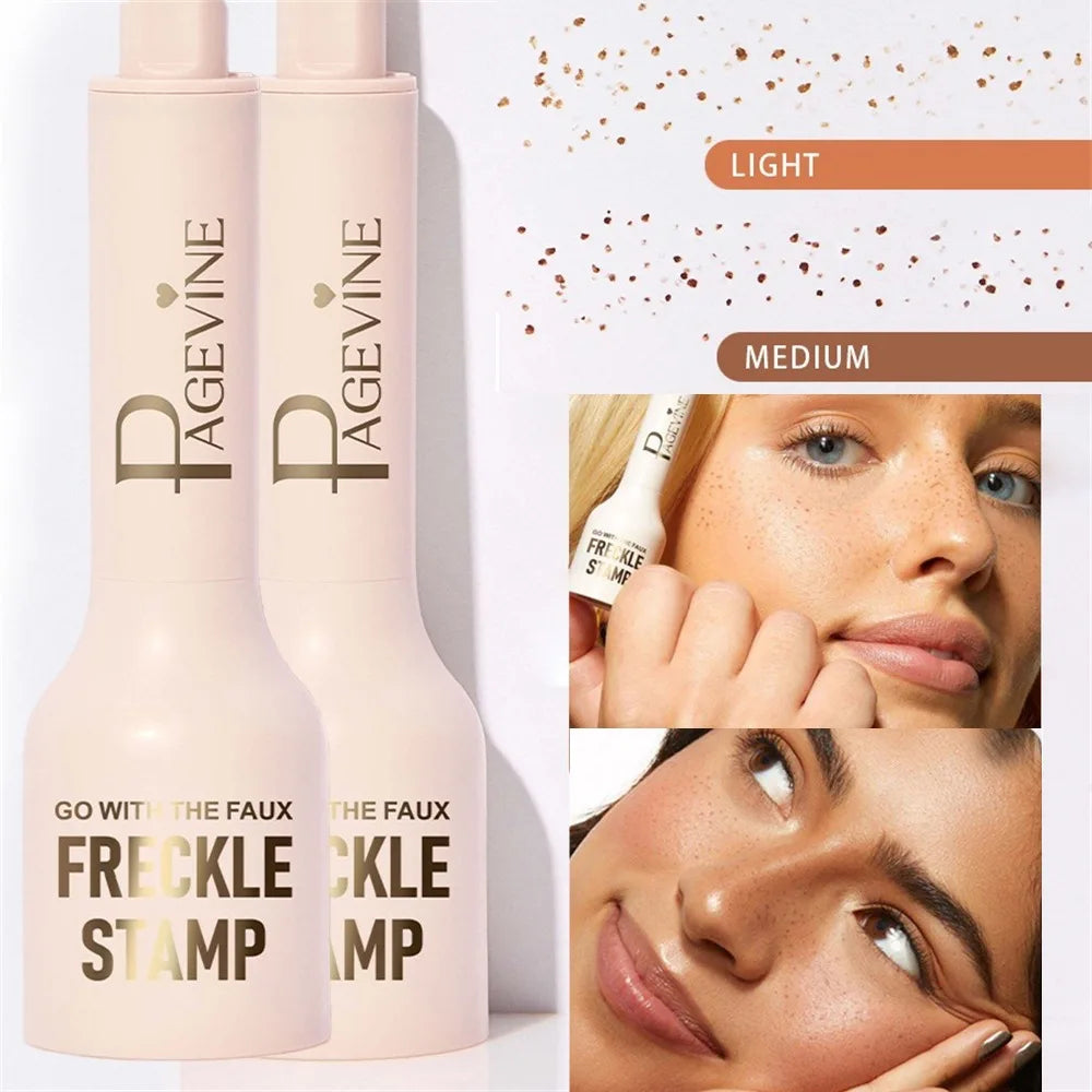 Facial Freckle Stamp Pencil,Natural Makeup for Freckles,Dark Spots, Moles,Waterproof,not easy to fade Concealer,Feminine Contour