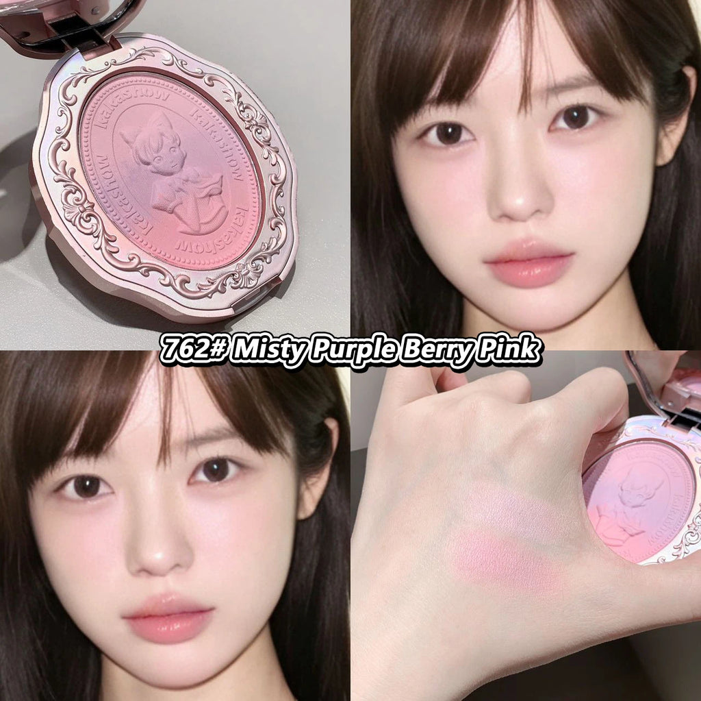 Kakashow Emboss Gradient Brightens Blusher Powder Cosmetics Silky Long Lasting Easy To Color Korean Style Blush Palette Makeup - AliExpress 66