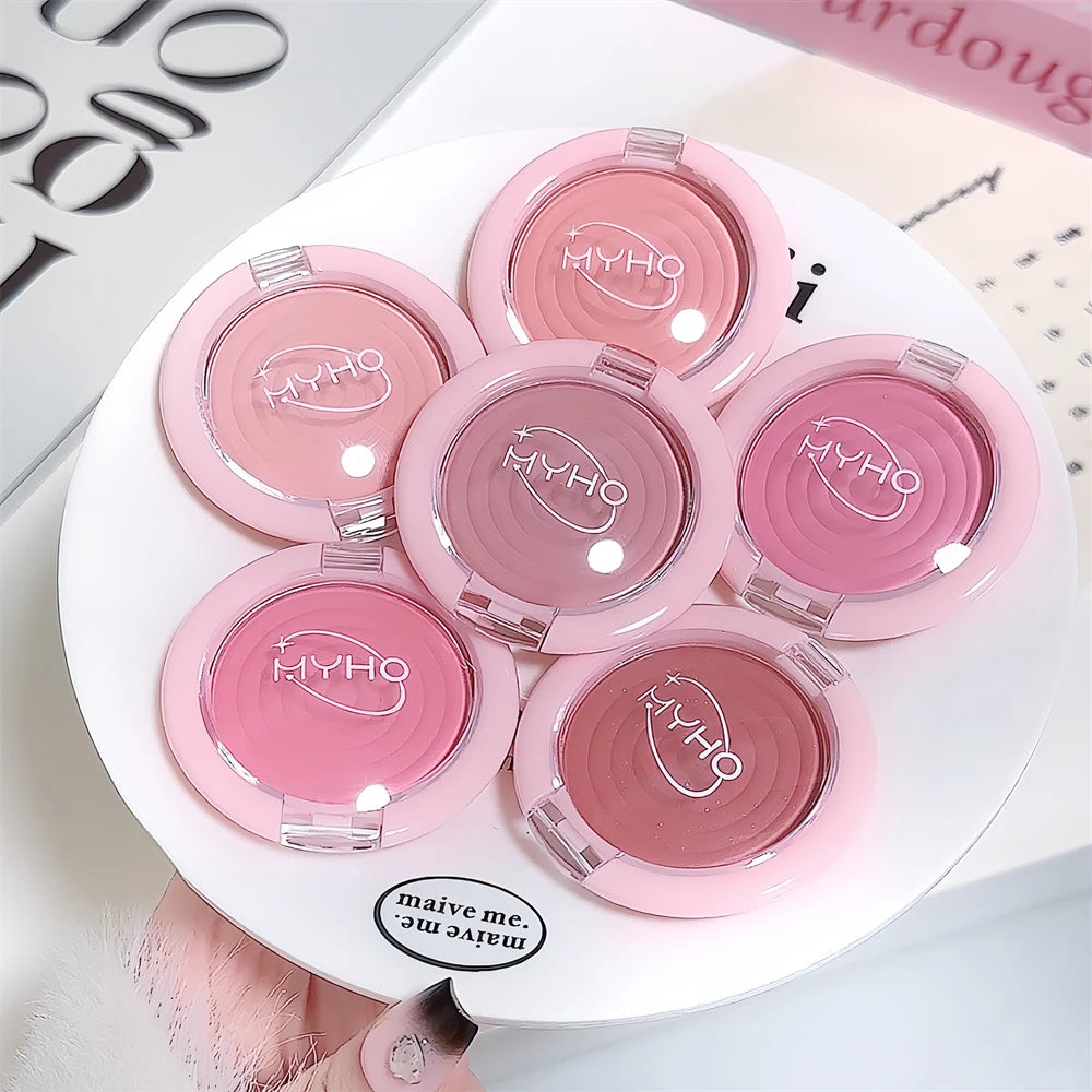 Whirlpool Blush Powder Palette Matte Low Saturation Rubber Grey Pink Expanding Color Buildable Brighten Highlight Natural Makeup - AliExpress 66