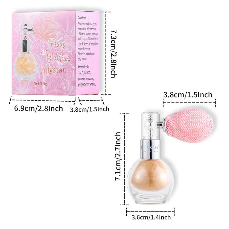 Diamond High Gloss Glitter Spray Highlighter Powder Brighten Polarization Fairy Powder Face Body Illuminator Makeup Cosmetics - AliExpress 66