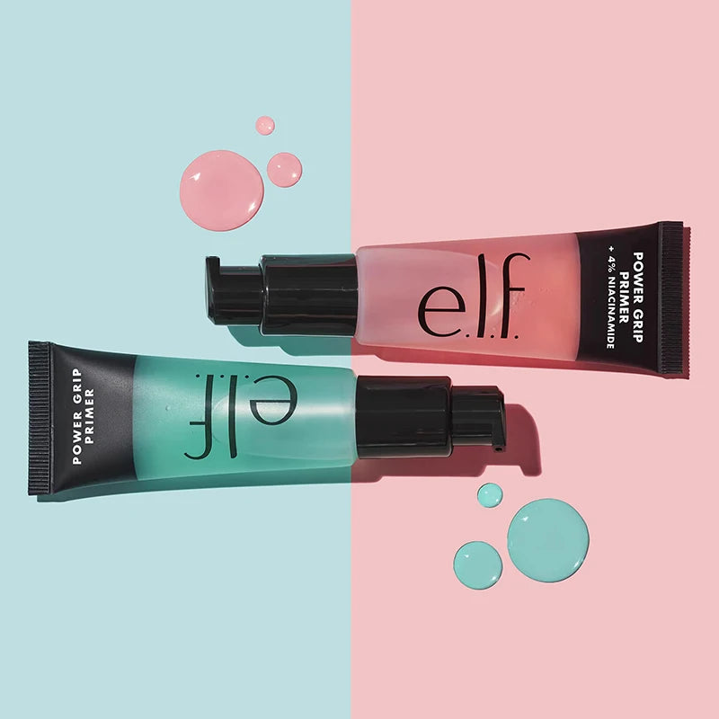 Elf 4 colors Foundation Liquid Lightweight Moisturizing Brightening Naturally Covers Makeup Primer Gel Based Hydrating Cosmetics