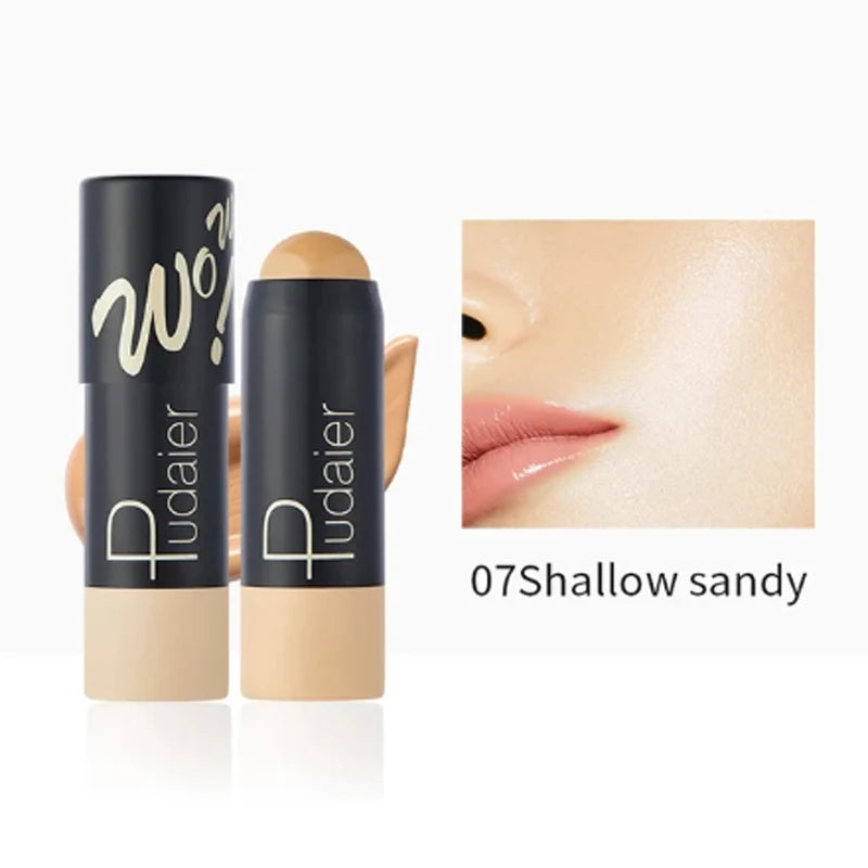 Full Coverage Lightweight Foundation Stick Contour Face Makeup Lasting Nude Foundation Base Hide Blemish Bronzer - AliExpress 66