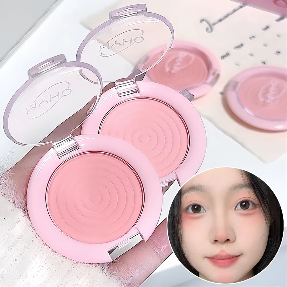 Whirlpool Blush Powder Palette Matte Low Saturation Rubber Grey Pink Expanding Color Buildable Brighten Highlight Natural Makeup - AliExpress 66