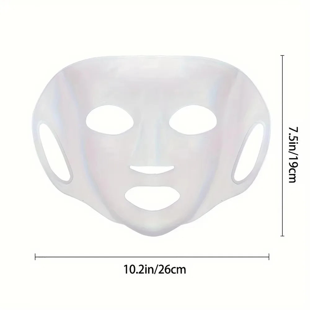 Reusable Silicone Face Mask Holder 3D Ear Hanging Design Moisturizing Facial Mask Cover Anti Wrinkle Auxiliary Mask