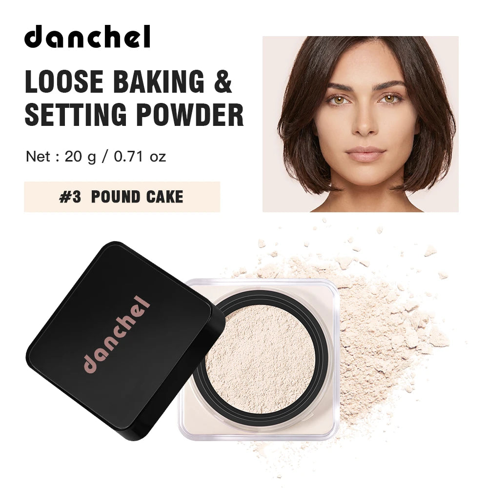 Loose Baking & Setting Powder Oil Control Sweat-proof 18h Long-lasting Wear Blurred Flaws Brighten Even Skin Tone Setting Powder