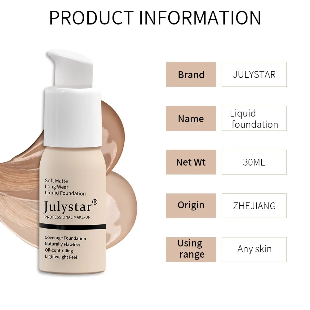 10 Colors Matte Liquid Foundation, Waterproof Long?lasting Lightweight Oil Control Concealer Facial Base Makeup - AliExpress 66