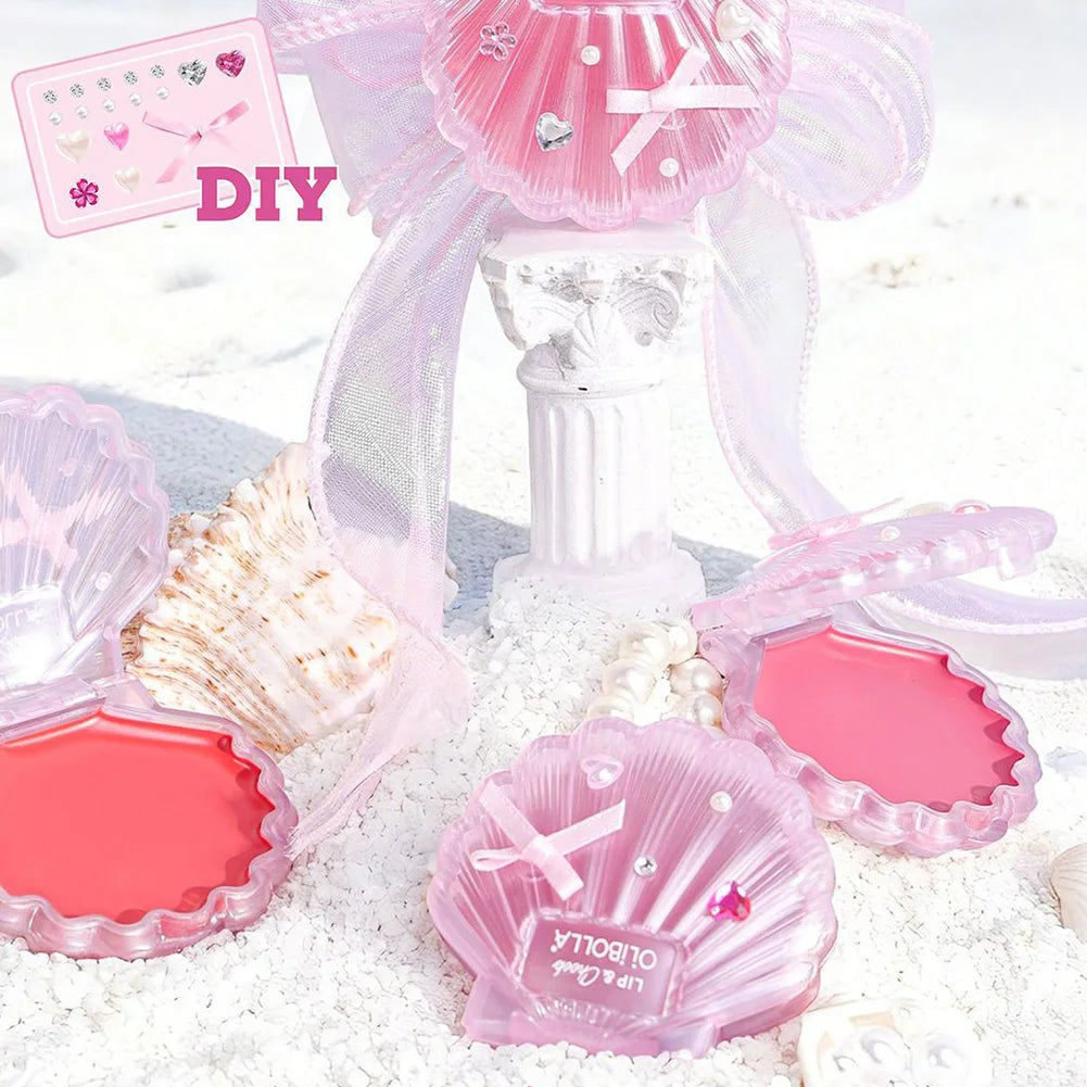 2 in 1 Lip Cheek Highlighter Cream 4 Colors Waterproof Long Lasting Buildable Shimmer Pigment Tint Face Makeup