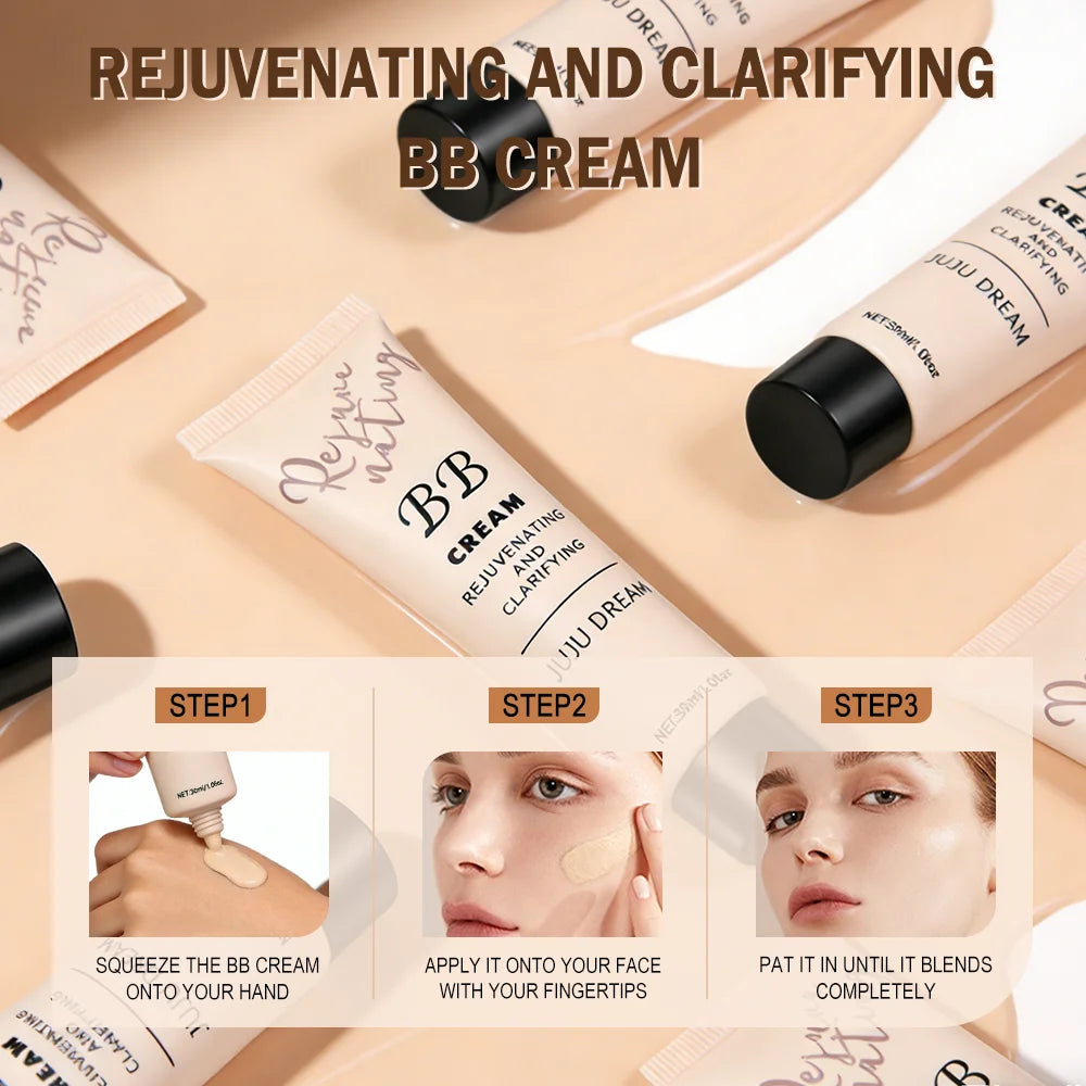 Natural Full?Coverage Foundation, Conceal Pores Even Skin Tone Clarifying Facial Makeup Base for Women,Halloween Christmas gift