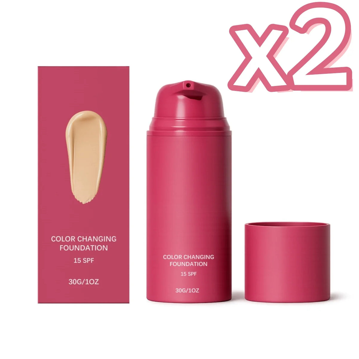 Liquid Foundation SPF 15 Color Changing Concealer Cover Face Blemishes Fine Lines Facial Foundation Natural Beauty Makeup Cream - AliExpress 66