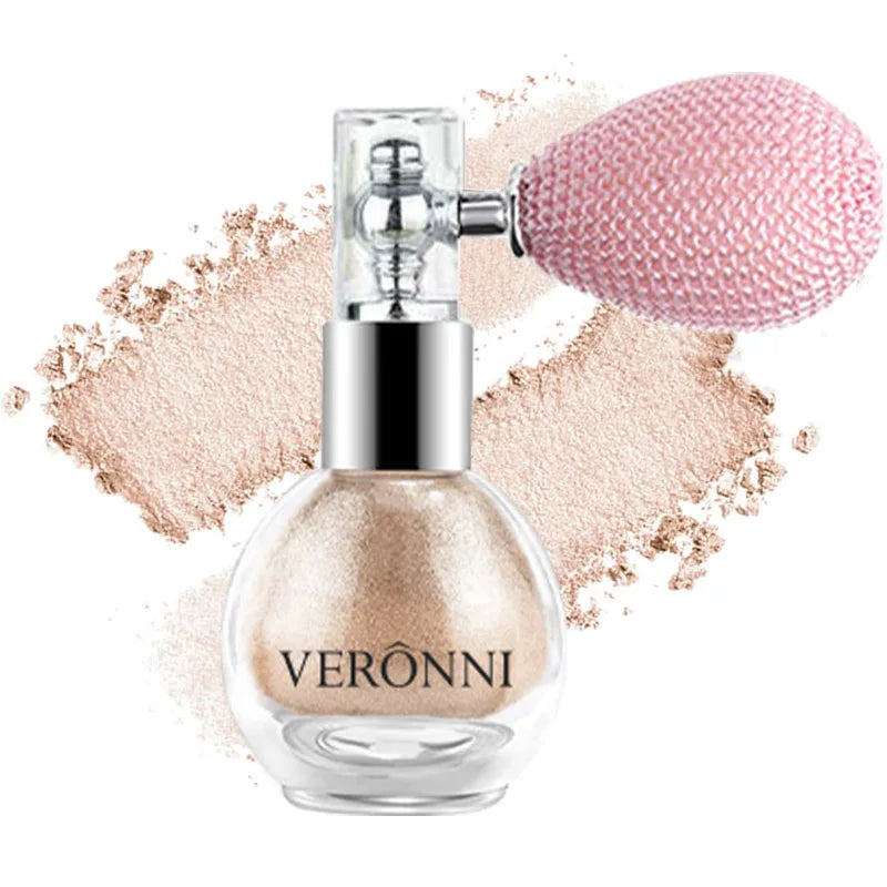 Glitter Body Highlighter Powder Spray Makeup,Shimmer Powder for Body And Face Hair,Parties,Festivals Cosmetic Luminous Effects - AliExpress 66