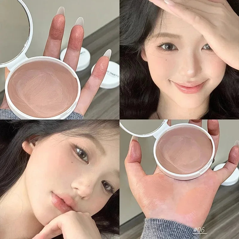 Mousse Lip and Cheek Balm Red Brown Korean Style Matte Blush & Lip Tint Cream High Pigment Moisturizing Lasting Blusher Makeup - AliExpress 66