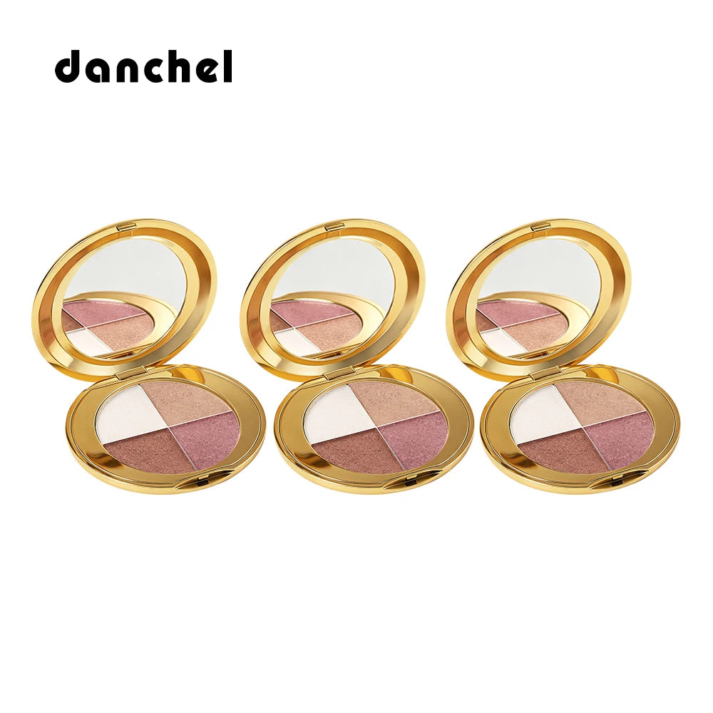 Shimmery Glow Eye & Cheek Highlighting Palette Multi-Use Shiny Makeup Highlighter Powder Long Lasting Facial Brightening Makuep - AliExpress 66