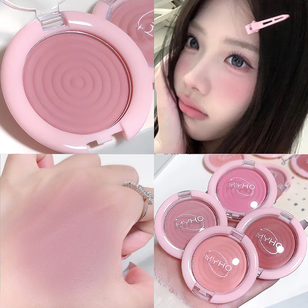Whirlpool Blush Powder Palette Matte Low Saturation Rubber Grey Pink Expanding Color Buildable Brighten Highlight Natural Makeup - AliExpress 66