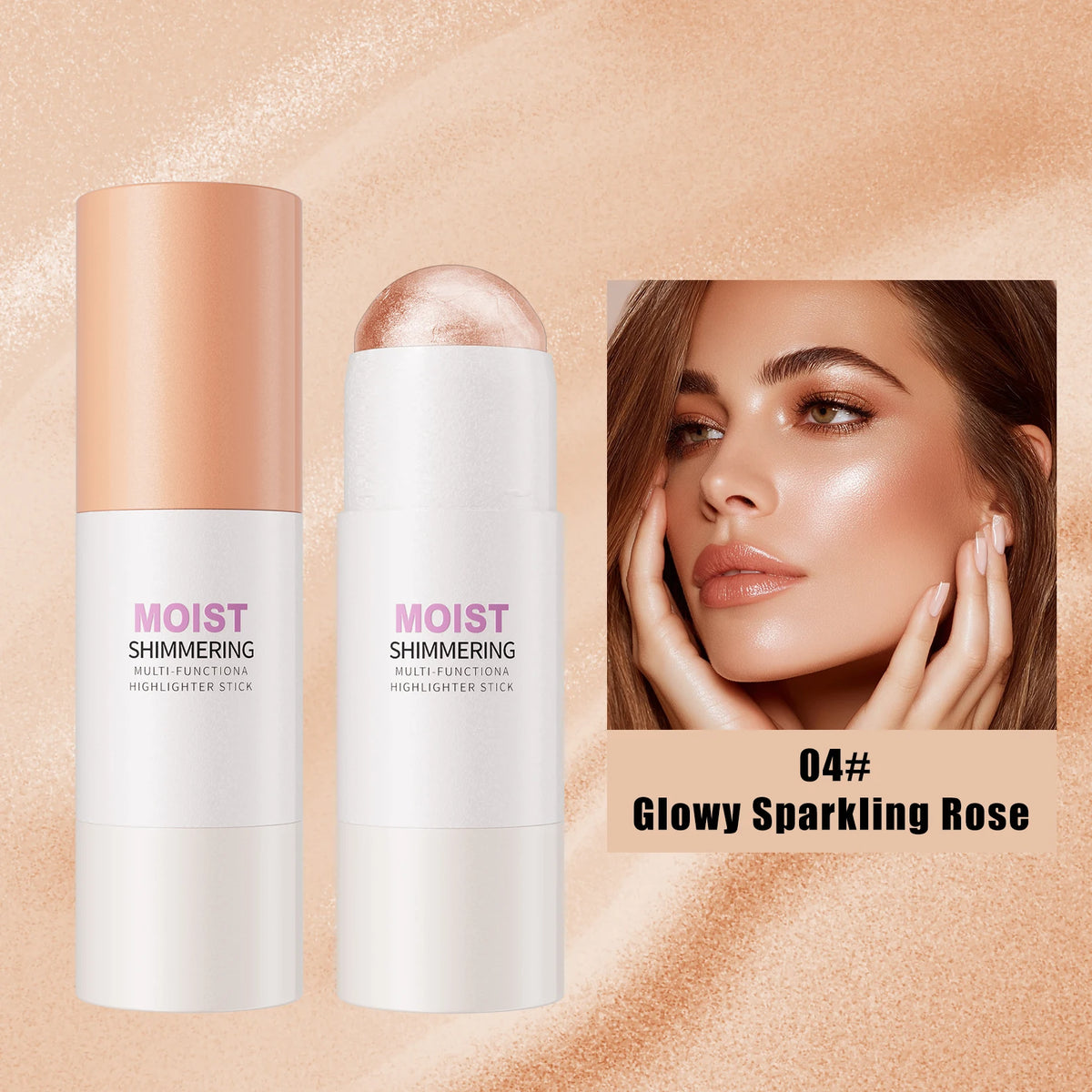 5 Colors Water Light High Gloss Stick Bronzer Shimmer Highlighter Blush Waterproof Face Contour Brighten Stereo Facial Makeup - AliExpress 66