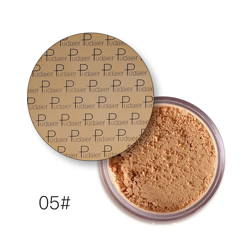 Pudaier 8 Colors Oil-control Loose Powder Waterproof Long-lasting Full Coverage Face Setting Powder Compact Makeup Cosmetics