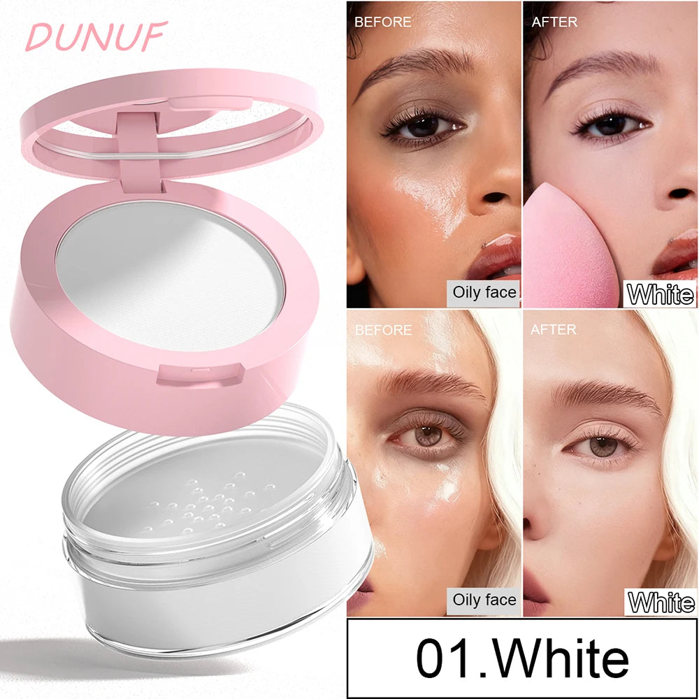 Oil Control Loose Powder Invisible Pores Matte Finish 2In1 Pressed Setting Powder Waterproof Smooth Face Under Eye Long Lasting - AliExpress 66