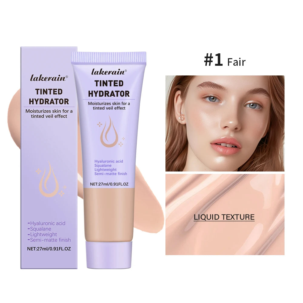 High Coverage CC cream Foundation Tinted Hydrator Matte Finish Light Oil-Free Moisturizing Makeup Hyaluronic Acid Sheer - AliExpress 66