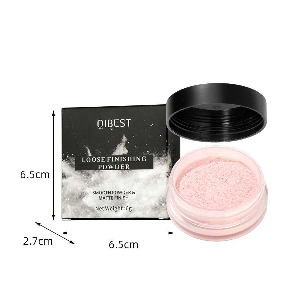 QIBEST Professional Matte Loose Powder Face Setting Powder Waterproof Oil Control Full Coverage Makeup Translucent Styling Fixer - AliExpress 66