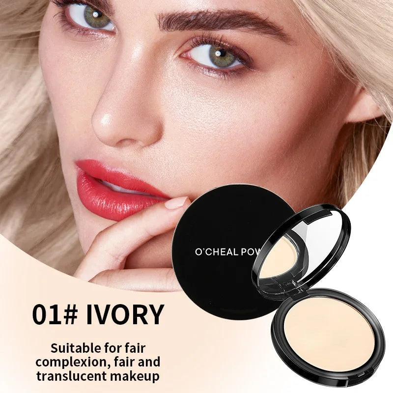 OCHEAL Concealer Contour Powder Oil Control Hydrating Setting Foundation Waterproof Sweatproof Sheer MatteCompact for Women Girl - AliExpress 66
