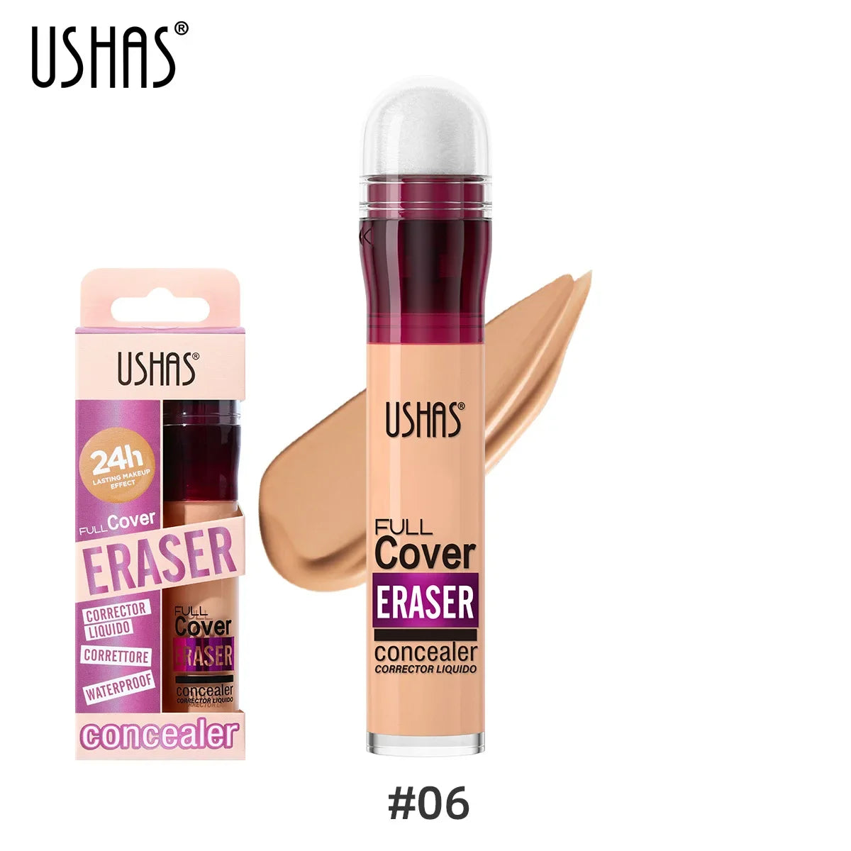 Facial Concealer Sponge Head Matte Liquid Foundation Makeup Oil Control Long Lasting BB Cream Waterproof Brighten Cosmetics - AliExpress 66