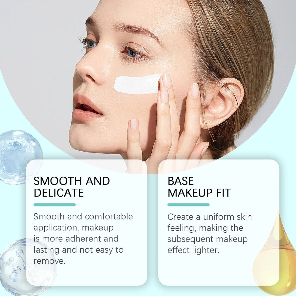 Hydrating Pore Minimizing Primer Long Lasting Non Greasy Makeup Base for Smooth Skin Wrinkle Reduction Face Primer All Daily Use - AliExpress 66