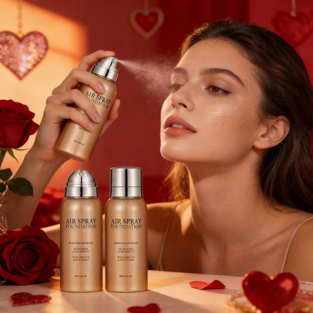 Portable Waterproof Sweat Proof Foundation Spray Fine Powder Concealer Long Lasting Brightening Makeup Gift for Valentine's Day - AliExpress 66