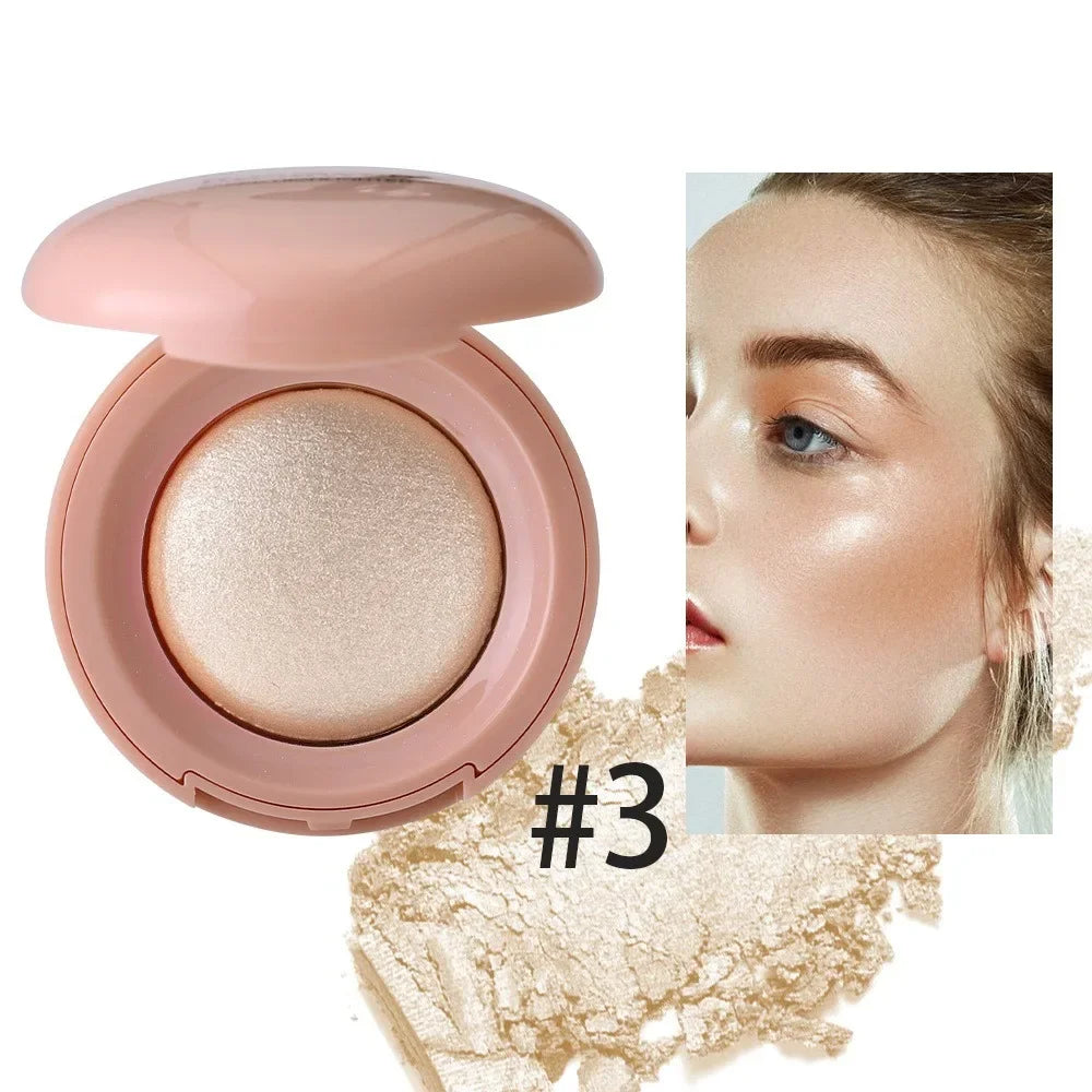 6 Colors 3D Face Brighten Highlighter Smooth Texture Face Contour Pearlescent Shimmer Highlighter Palette Concealer Makeup Tool - AliExpress 66