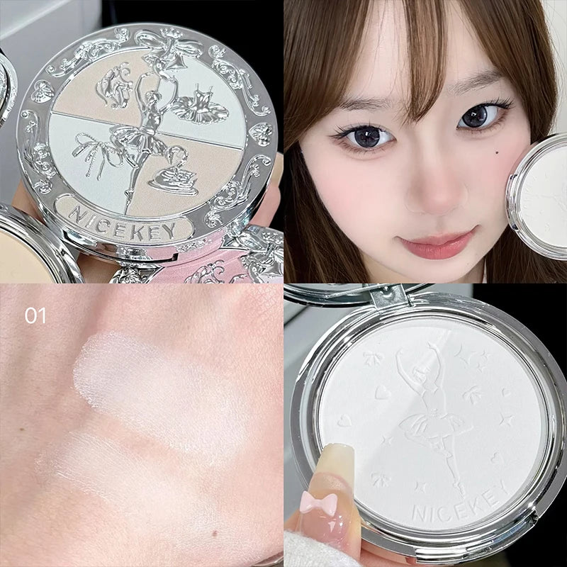 NICEKEY 3 Colors Pressed Powder Natural Makeup Face Powder Oil Control Lasting Setting Powder Smooth Finish Concealer Cosmetics - AliExpress 66