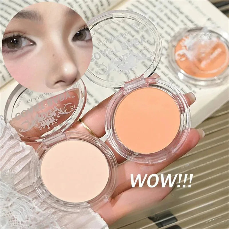 Beige White Highlighter Palette Single Matte Face Nose Brighten Contour Makeup High Gloss Eye Shadow Lying Silkworm Rouge Powder - AliExpress 66