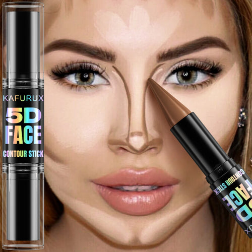 1PC Contour Stick Duo, Double-Eneed Highlight and Shadow Cream Waterproof Full Coverage Face Foundation Concealer Pen Long Lasti - AliExpress 66