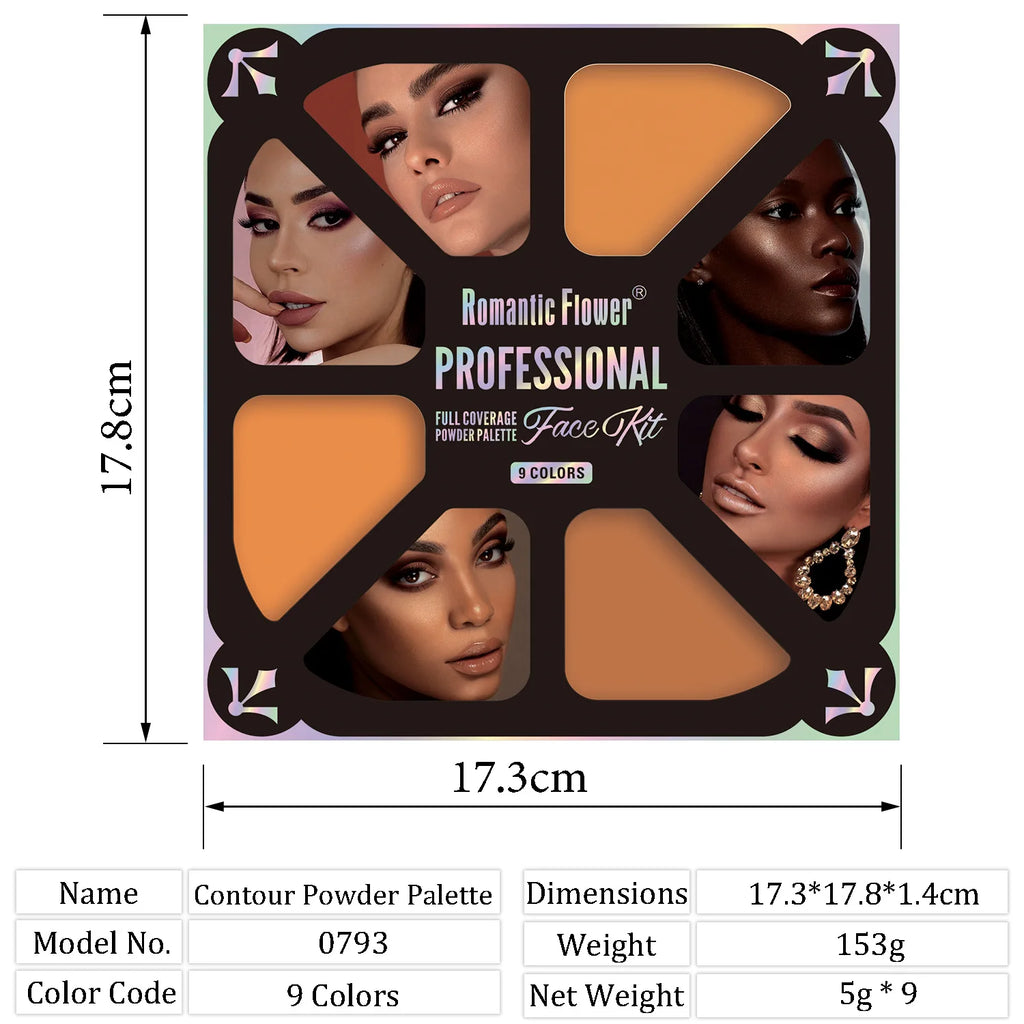 9 Colors Finishing Powder Palette Matte Natural Highlighting Fixing Waterproof Sweatproof Concealer Makeup Cosmetics For Women - AliExpress 66