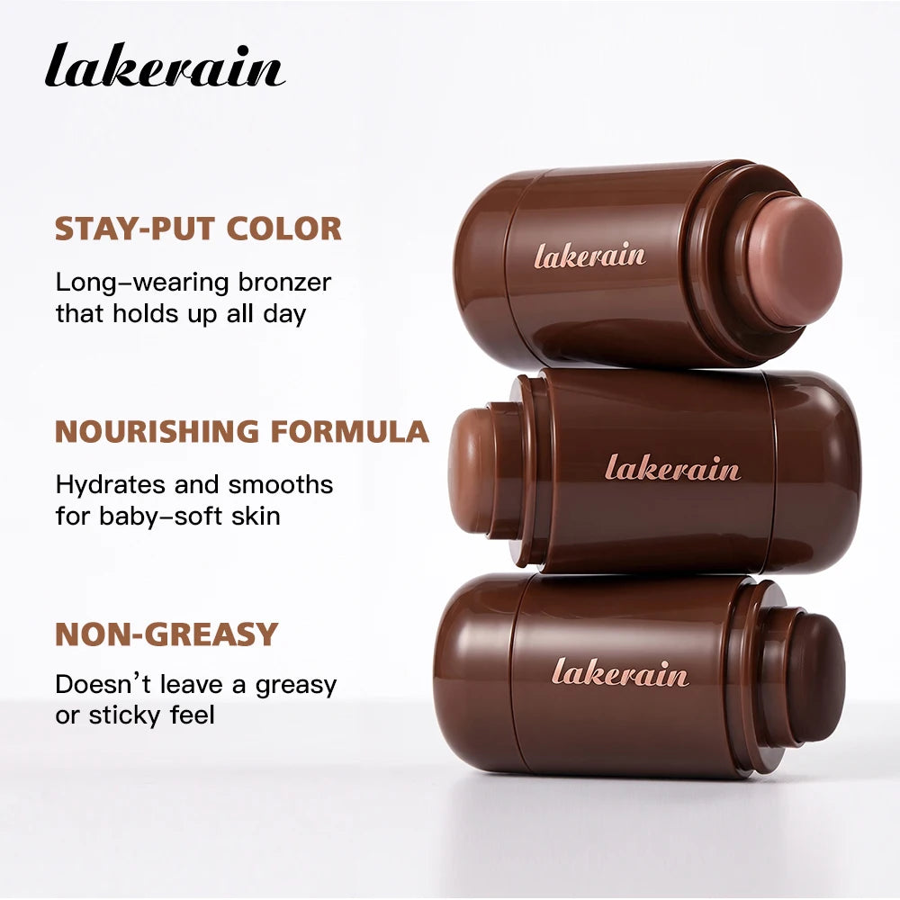 Lakerain Bronze Contour Stick Long-lasting Natural Makeup Finish Create Dimensional Effect Hydrates Smooths Skin Contour Stick - AliExpress 66
