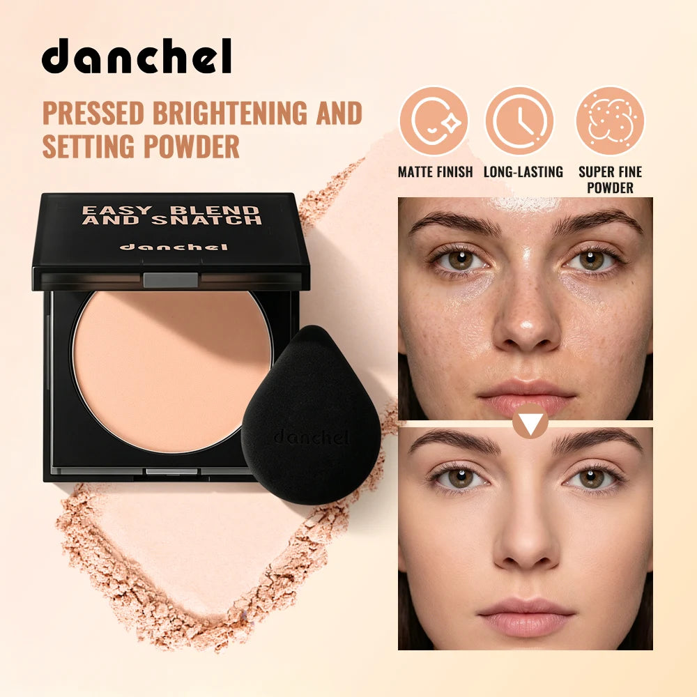 Pressed Brightening & Setting Powder 12h Oil Control Flawless Blurred Skin Brighten Lift Mild Formula Concealer Setting Powder - AliExpress 66